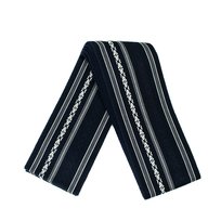 Kaku Obi Do Iaido Kendo Kenjutsu Aikido Granatowo-Białe 100% Bawełna Made In Japan