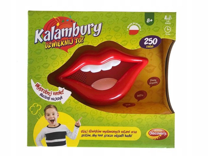Kalambury - Dźwięknij to, gra towarzyska, Dumel Discovery