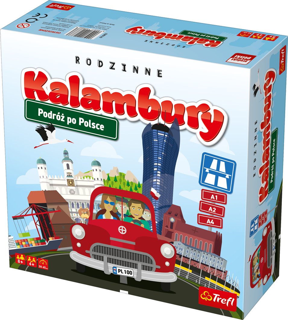 Kalambury: Podróż po Polsce, gra rodzinna, Trefl