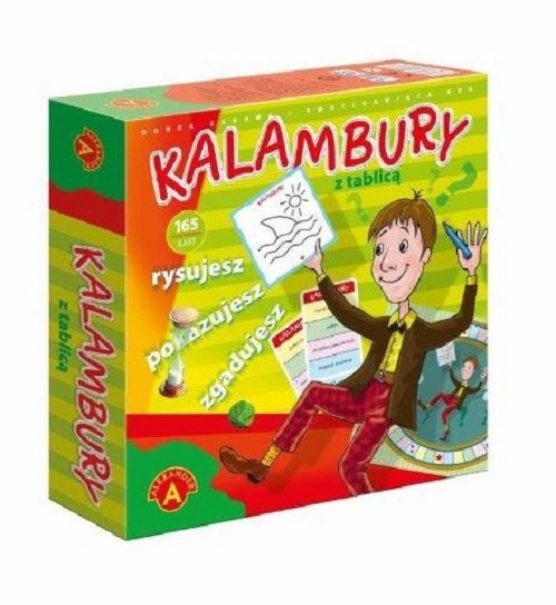 Kalambury z tablicą, gra towarzyska, Alexander