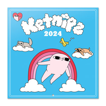 KALENDARZ 2024 30X30 KETNIPZ - Inna marka