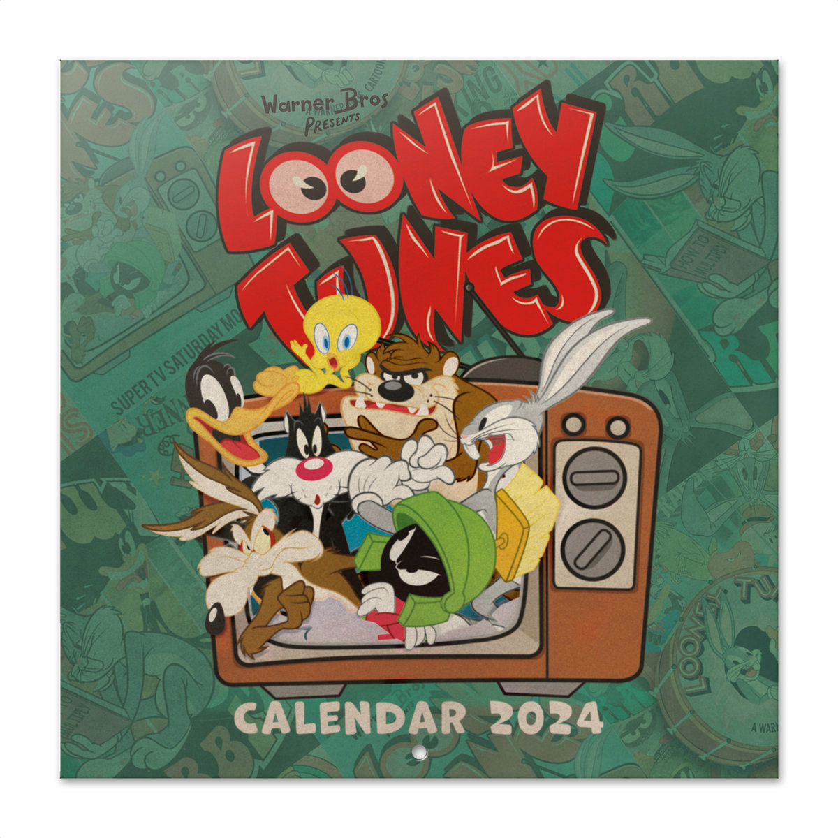 KALENDARZ 2024 30X30 LOONEY TUNES Inna marka Sklep