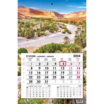 Kalendarz 2024 Jednodzielny Główka Płaska Maroko - EV-Corp
