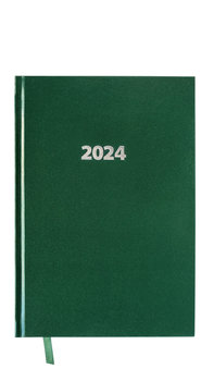 Kalendarz 2024 Lux Elegance Z Gumką A4 Dzienny V1 Zielony - Avanti