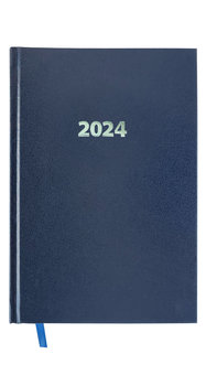 Kalendarz 2024 Lux Elegance Z Gumką A4 Dzienny V2 Granatowy - Avanti