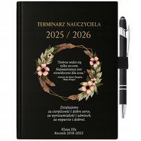 Kalendarz 2025/2026 prezent dla nauczyciela zakończenie roku ROCZNIK IMIĘ