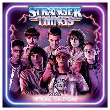 Kalendarz 2025 Stranger Things Kalendarze ścienne na prezent 30x30 cm - Danilo