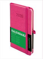 KALENDARZ 2026 MEMOFIX A6 TDW RÓŻOWY