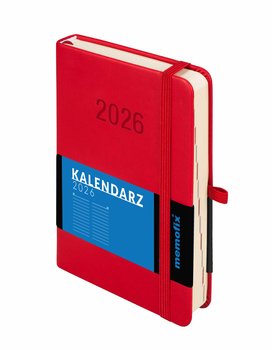 KALENDARZ 2026 MEMOFIX B6 DNS CZERWONY - Antra
