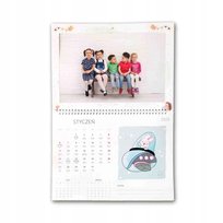 Kalendarz 2026, personalizowany, Polska produkcja, paczka 50 sztuk, 24x33