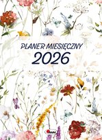 KALENDARZ 2026 PLANER MIESIĘCZNY A4 KWIATY