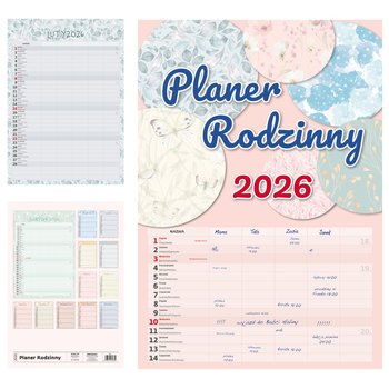 Kalendarz 2026 Planer Rodzinny miesięczny