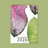 Kalendarz 2026 ścienny BOTANICAL A3 na spirali PREMIUM