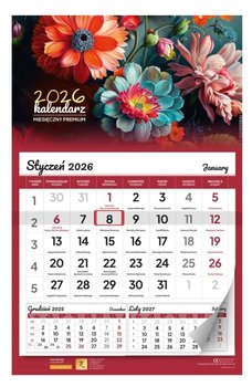 Kalendarz 2026 ścienny miesięczny premium - Inna marka