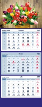 Kalendarz 2026 trójdzielny Bukiet - MICHALCZYK i PROKOP kalendarze