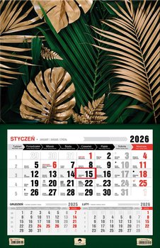 Kalendarz 2026 Trójdzielny Jednodzielny Ktj -3 X 1Szt.Mix - Pan Kalendarzyk