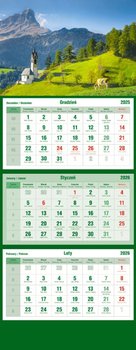 Kalendarz 2026 trójdzielny - Platon