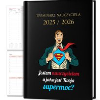 KALENDARZ A5 2025/2026 PREZENT DLA NAUCZYCIELA A JAKA JEST TWOJA SUPERMOC