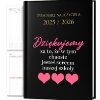 KALENDARZ A5 2025/2026 PREZENT DLA NAUCZYCIELA DZIĘKUJEMY ZA TO ŻE JESTEŚ