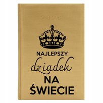 Kalendarz A5 2026 Złoty Planer Dla Dziadka Najlepszy Dziadek Na Świecie Wz