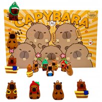 Kalendarz Adwentowy dla Dzieci Capybara Kapibara Figurki 24 szt Zestaw