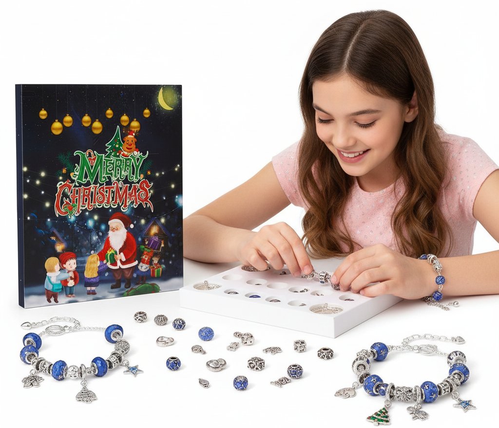 Kalendarz adwentowy z koralikami do bransoletek 3