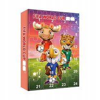 KALENDARZ ADWENTOWY FIFA 2026 FIGURKI BRELOKI 24 OKIENKA Pan i Pani Gadżet