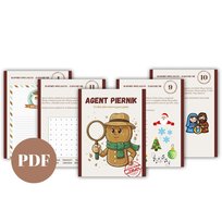 Kalendarz adwentowy. Gry i zabawy dla dzieci. Agent Piernik - ebook PDF Aurora Iris