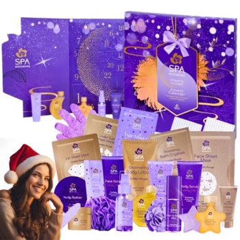 Kalendarz Adwentowy Kosmetyki Zestaw Kosmetyków Do Twarzy I Ciała Prezent Adwent - Estetica Home SPA