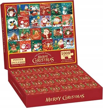 Kalendarz Adwentowy Na Boże Narodzenie Puzzle 1008 elementów 24 Okienka - inna (Inny)