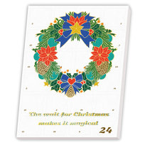 Kalendarz Adwentowy PREMIUM z kawą aromatyzowaną - 24 różne smaki kaw deserowych, upominek, prezent, podarunek na Mikołaja na 2024 rok + DIY dla faceta kobiety