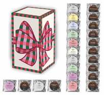 KALENDARZ ADWENTOWY Z KAWĄ I HERBATĄ - 24 różne smaki herbat sypanych i kaw deserowych mielonych w saszetkach, prezent upominek na mikołaja święta dla kobiety faceta mężczyzny żony mamy dziewczyny