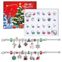 Kalendarz adwentowy bransoletka z zawieszkami 2