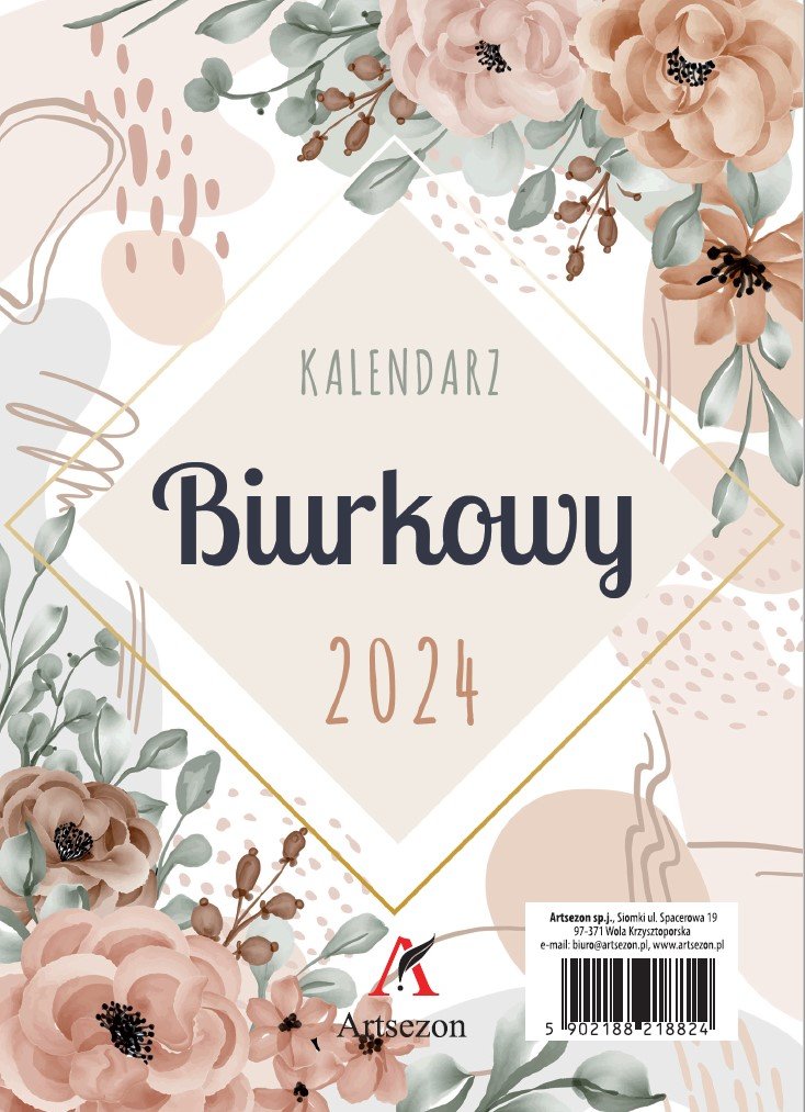 Kalendarz Biurkowy 2024 B6 Artsezon Różnokolorowy Artsezon Sklep Empikcom 2185