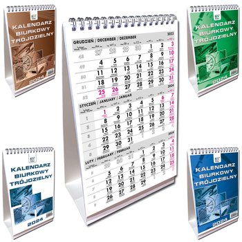 Kalendarz biurkowy 2024 miesięczny A5 EV-CORP mix - EV-Corp