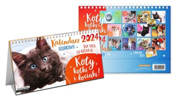 Kalendarz biurkowy 2024 Passion Cards Sp Koty - Kukartka