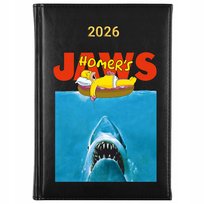KALENDARZ CZARNY 2026 A5 PLANER | JAWS HOMERS PREZENT SIMPSON RÓŻNE WZORY