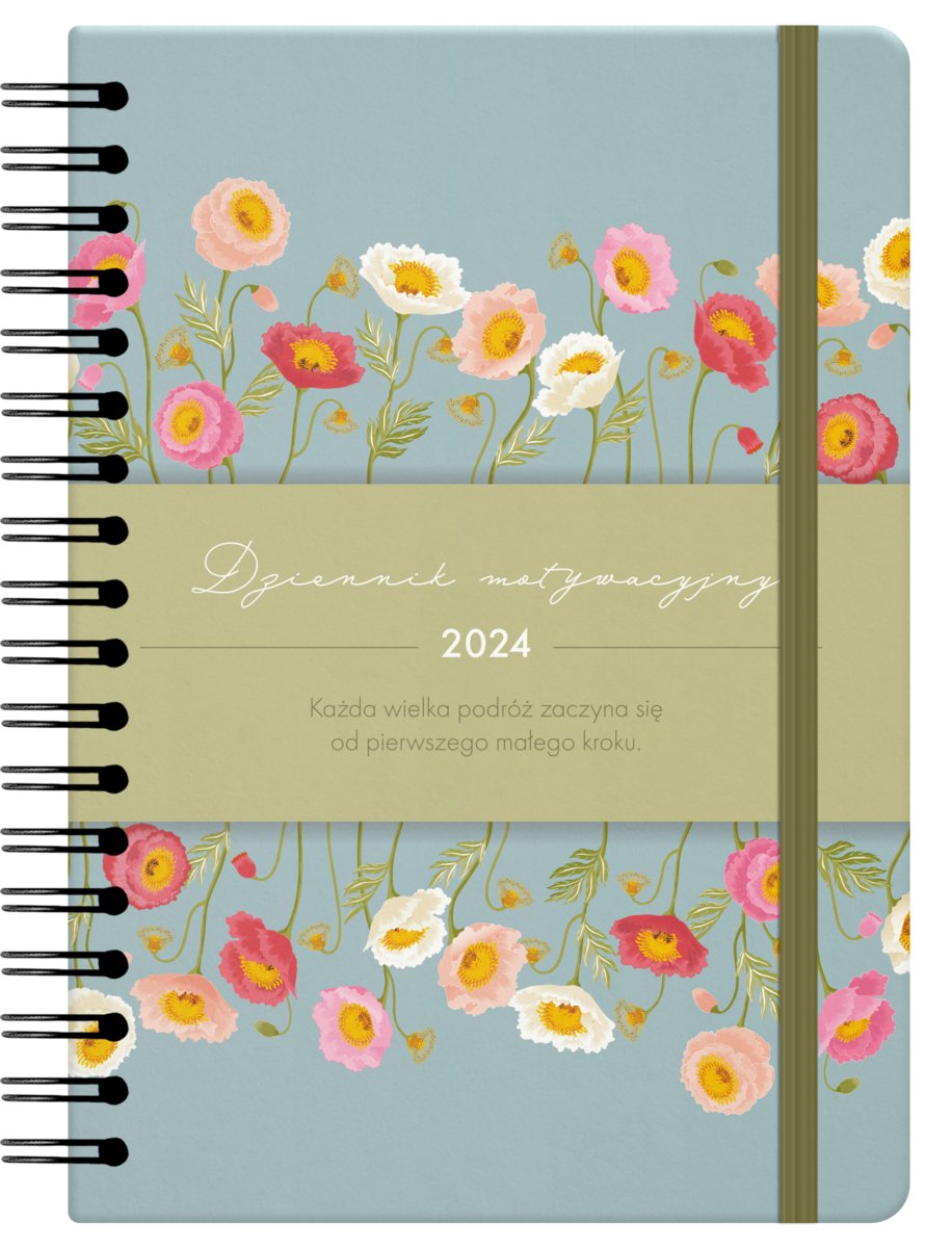 Kalendarz Dziennik Motywacyjny Książkowy 2024 Tygodniowy A5 Albi