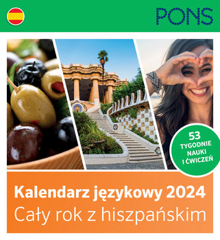 Kalendarz językowy biurkowy 2024 tygodniowy A4 LektorKlett z hiszpańskim Pons - Pons