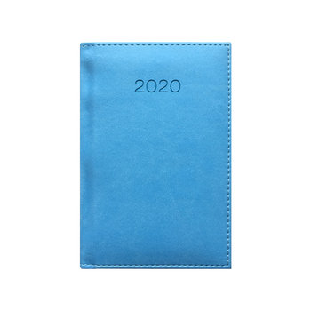 Kalendarz książkowy 2020, A6, jasnoniebieski