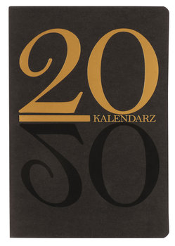 Kalendarz książkowy 2020, czarno-złoty
