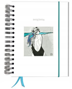 Kalendarz książkowy 2023/2024 dzienny B5 TaDaPlanner biznesowy biały - TADAPLANNER
