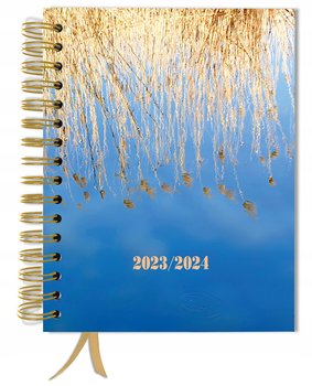 Kalendarz książkowy 2023/2024 dzienny B5 TaDaPlanner biznesowy niebieski - TADAPLANNER