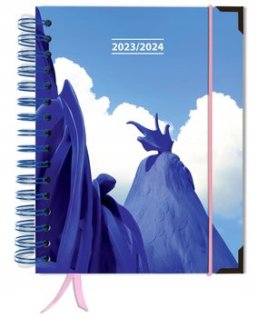 Kalendarz książkowy 2023/2024 dzienny B5 TaDaPlanner biznesowy  niebieski - TADAPLANNER