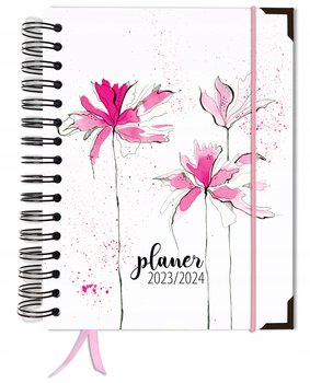 Kalendarz książkowy 2023/2024 dzienny B5 TaDaPlanner biznesowy różowy - TADAPLANNER