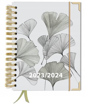 Kalendarz książkowy 2023/2024 dzienny B5 TaDaPlanner biznesowy szary - TADAPLANNER