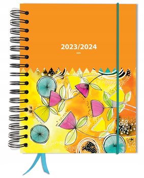 Kalendarz książkowy 2023/2024 tygodniowy B5 TaDaPlanner żółty - TADAPLANNER