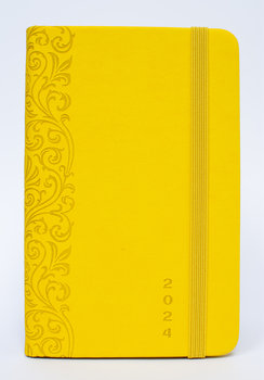 Kalendarz książkowy 2024 A6 Artsezon vivella żółty - Artsezon