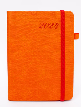 Kalendarz książkowy 2024 B6 Artsezon krokodylek pomarańczowy - Artsezon