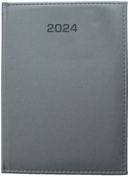 Kalendarz książkowy 2024 dzienny A4 Dazar Srebrny - Dazar